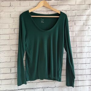 a new day‎ Deep Green Long Sleeve Top